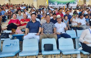 Đại diện ban truyền thông Cộng Đoàn Doanh Nhân Công Giáo TGP Hà Nội đến cổ vũ hai trận bóng mở màn bảng A – Giải bóng đá Giáo sĩ Việt Nam 2022