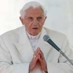 FILE PHOTO: Pope Benedict XVI finishes his last general audience in St Peter’s Square at the Vatican